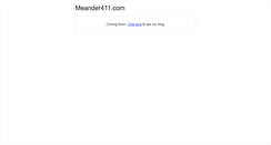 Desktop Screenshot of meander411.com