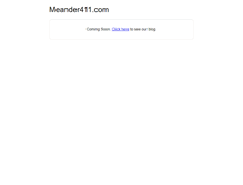 Tablet Screenshot of meander411.com